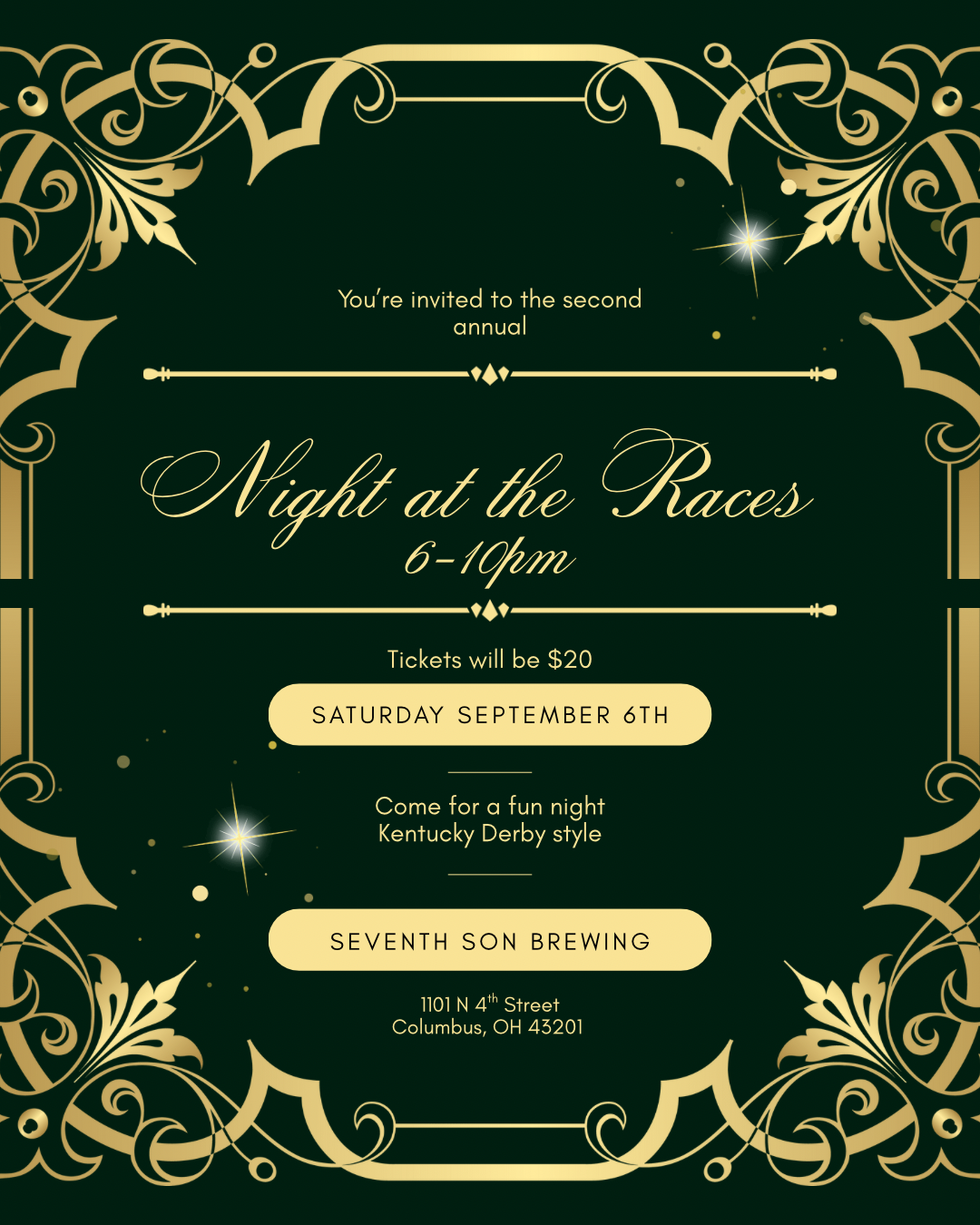 Night at the Races Fundraiser Entry Ticket
